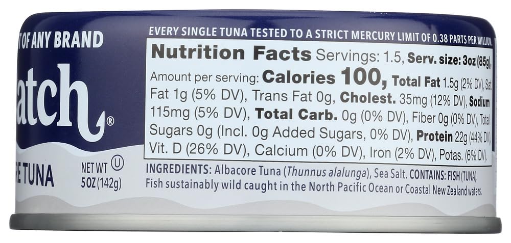 Safe catch - Wild Albacore Tuna canned - 5 oz.