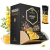 Honigma Deliciously Sweet Acacia Honey Sticks - 50 Count (12G Each) | Pure Ukrainian Honey | Sustainably Sourced | Bursting With
