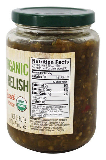 Woodstock Organic Relish Jalapeno (6X16 Oz)