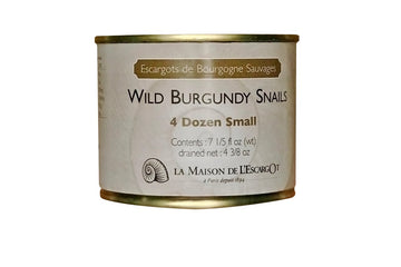 Premium Escargot Wild Burgundy Snails - Rated Number One - Best For Escargot Recipes, Various Sizes  (4 Dozen Petit)