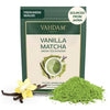 Vahdam, Vanilla Matcha Green Tea Powder (25G/0.8Oz) 100% Pure Blend - Japanese Matcha Powder With Pure Vanilla | Brew Delicious Vanilla Matcha Latte