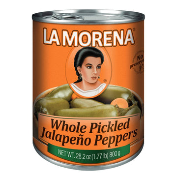 La Morena Whole Jalapeño, 28.2 Oz