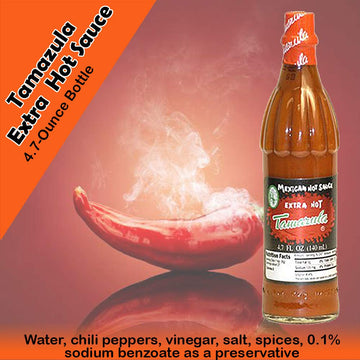 Tamazula, Extra Hot Sauce Bottle, 4.7 Ounce