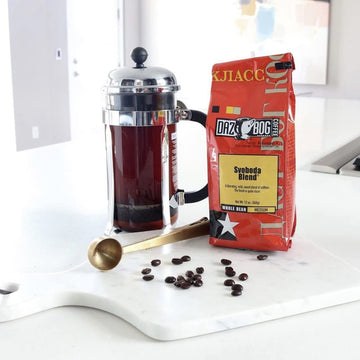 Dazbog Coffee | Svoboda Freedom Blend | Ground | 11 Oz. | Mild, Sweet Blend | Medium-Bodied | Lively, Complex & Spicy | Heavenly Rich | Vacuum Sealed Freshness