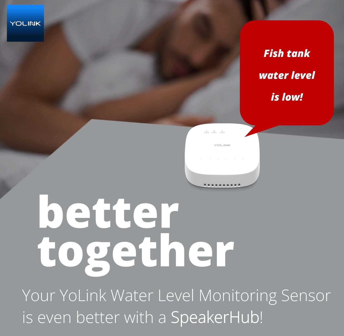 Yolink Water Leak Sensor 3, With Built-In Siren Up To 105Db, Compatible With Alexa And Ifttt - Yolink Hub Required