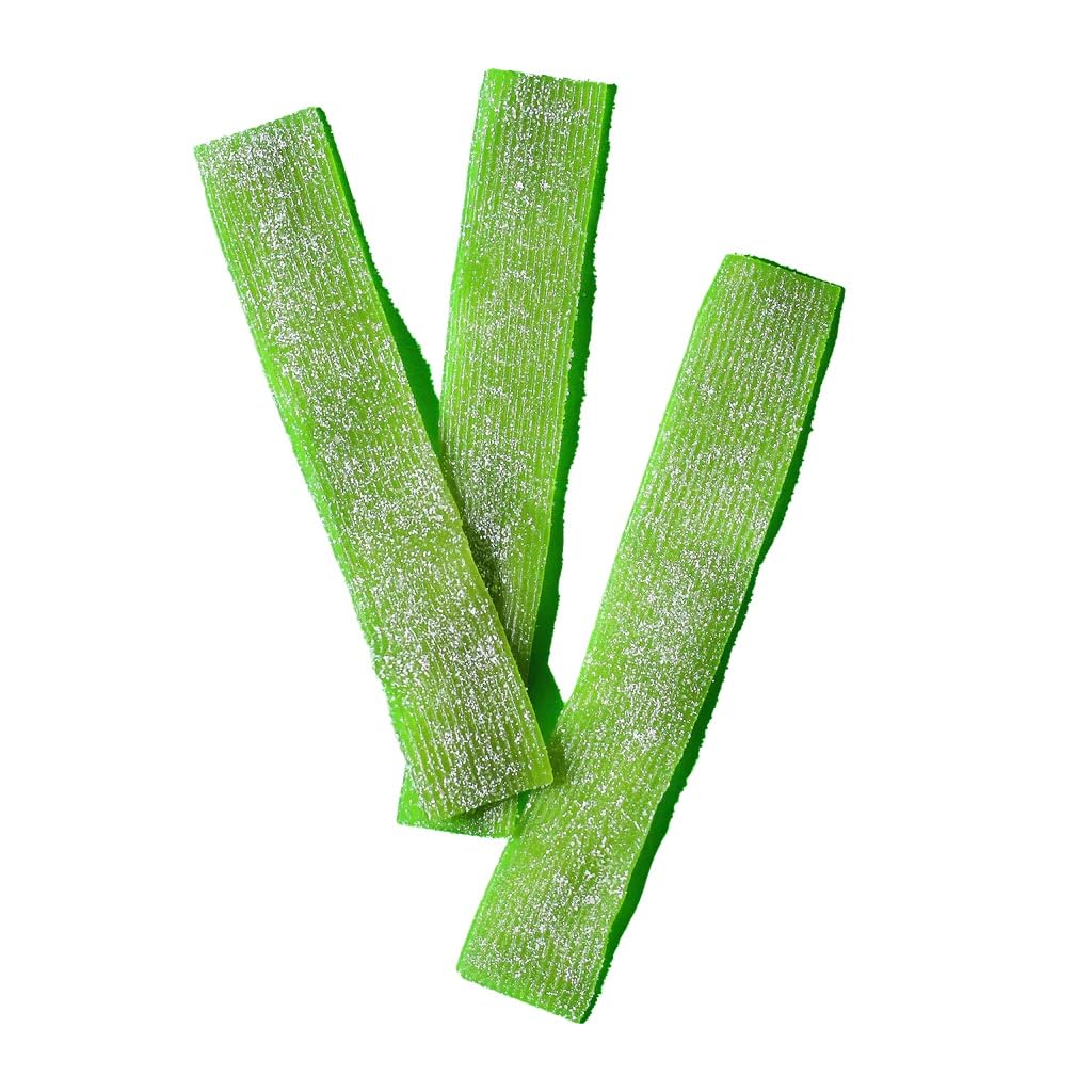 Joyride Uncommon Candy Sour Candy Strips - 3.5oz Plant-Based, Vegan, 80% Less Sugar - Sour Green Apple Flavor