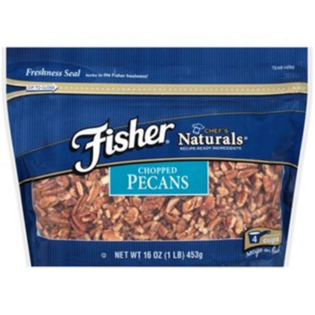 Fisher Chopped Pecans 16 Oz Zip-Lock Bag