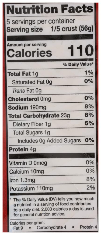 Rustic Crust - Pizza Crust Cauliflower - Case Of 8 - 9 Oz.