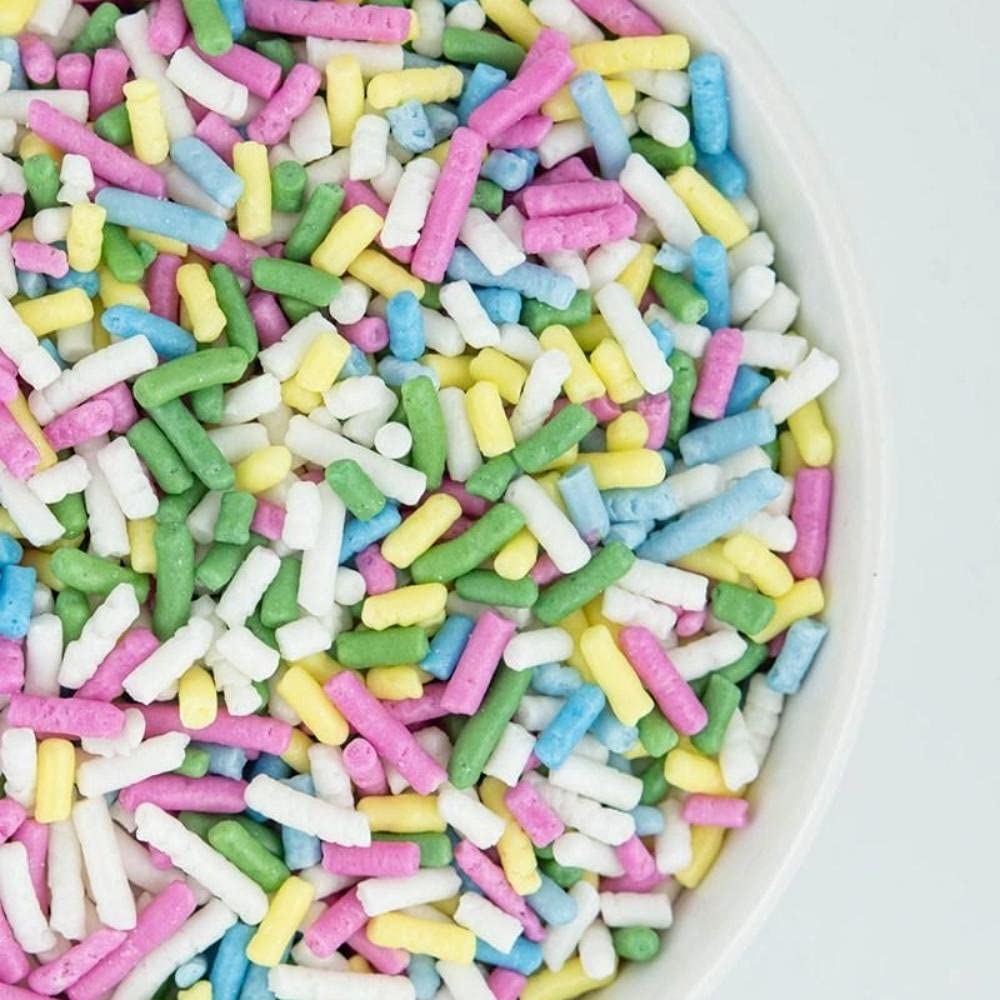 Sweets & Boutique Pastel Sprinkles for Baking 4 Ounce Rainbow Jimmies