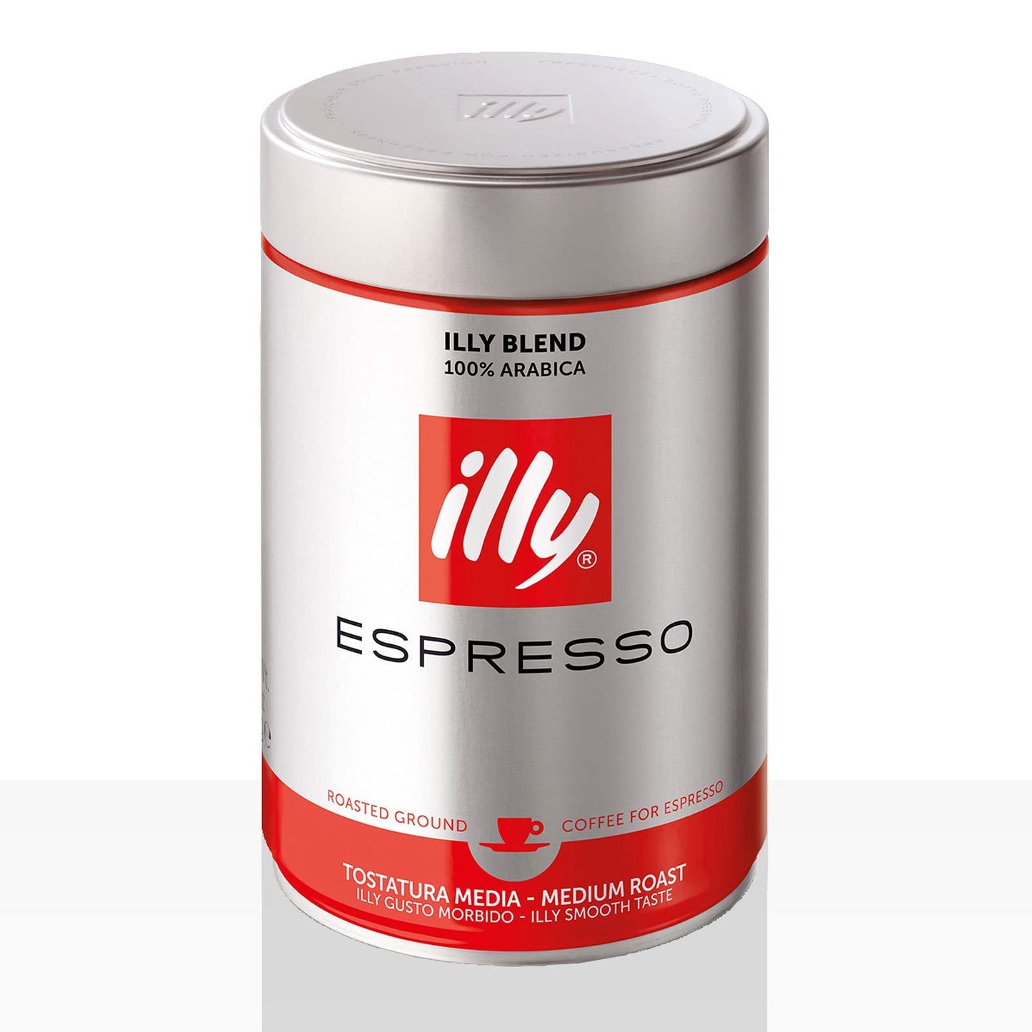 Illy Ground Ground Espresso Medium Roast, 8.8Oz (Pack Of 2)