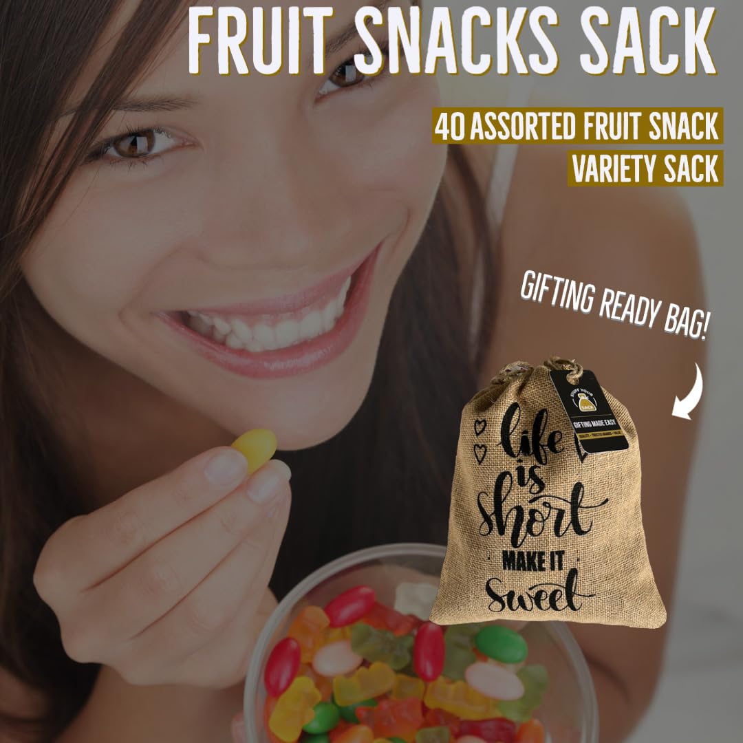 Fruit Snacks Variety Pack (40 Count) By Stuff Your Sack