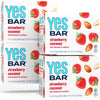 The Yes Bar - Strawberry Coconut - Plant Based Protein, Decadent Snack Bar - Vegan, Paleo, Gluten Free, Dairy Free, Low Sugar, H