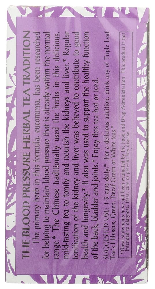 Triple Leaf Tea Blood Pressure - 20 Tea Bags (Pack Of 6)