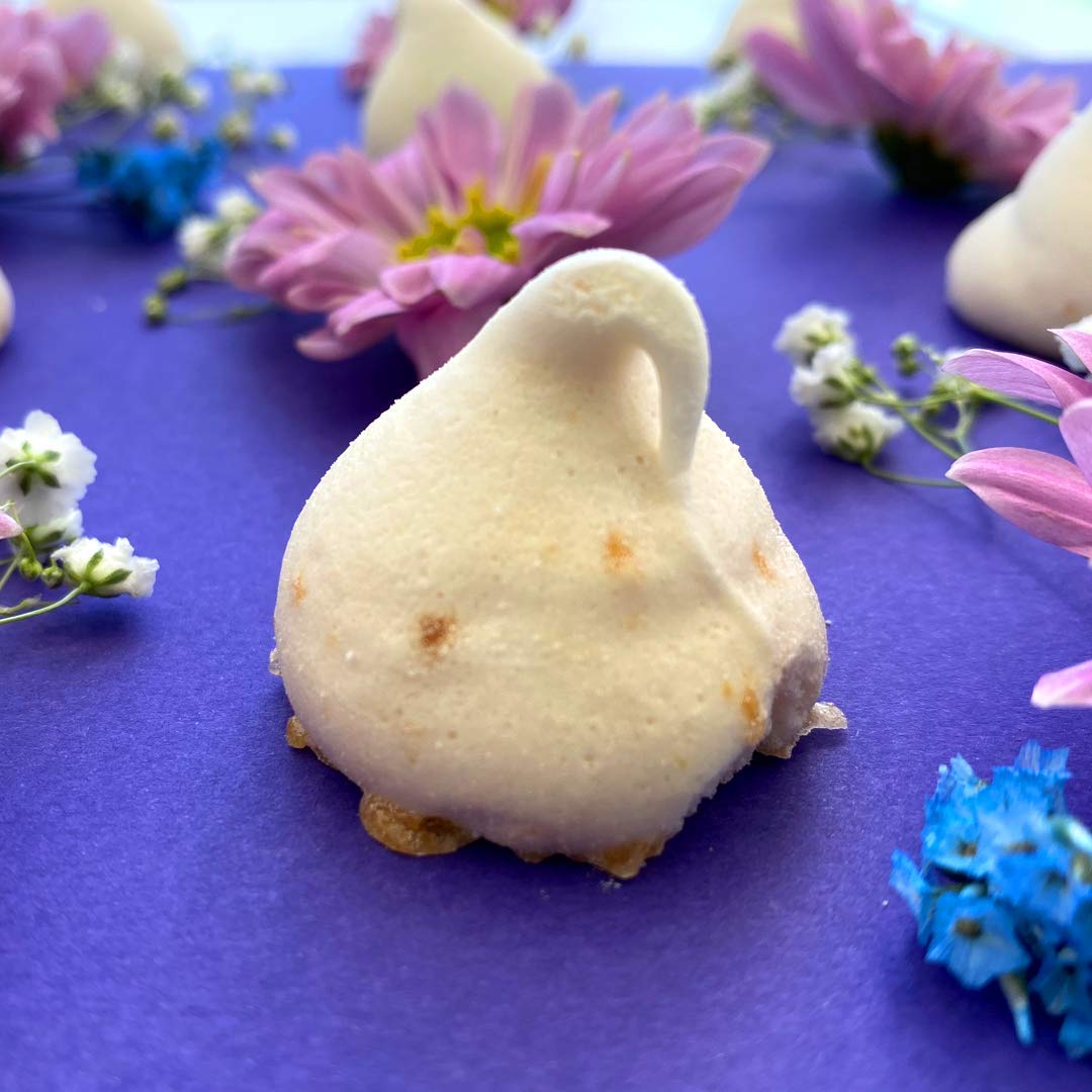 Krunchy Melts - Original Meringue Cookies - Toasted Coconut Flavor - Fat Free - Gluten Free - Nut Free -90 Calories Per Serving - Low Calorie Snack - Sweet Treats - 4 Oz