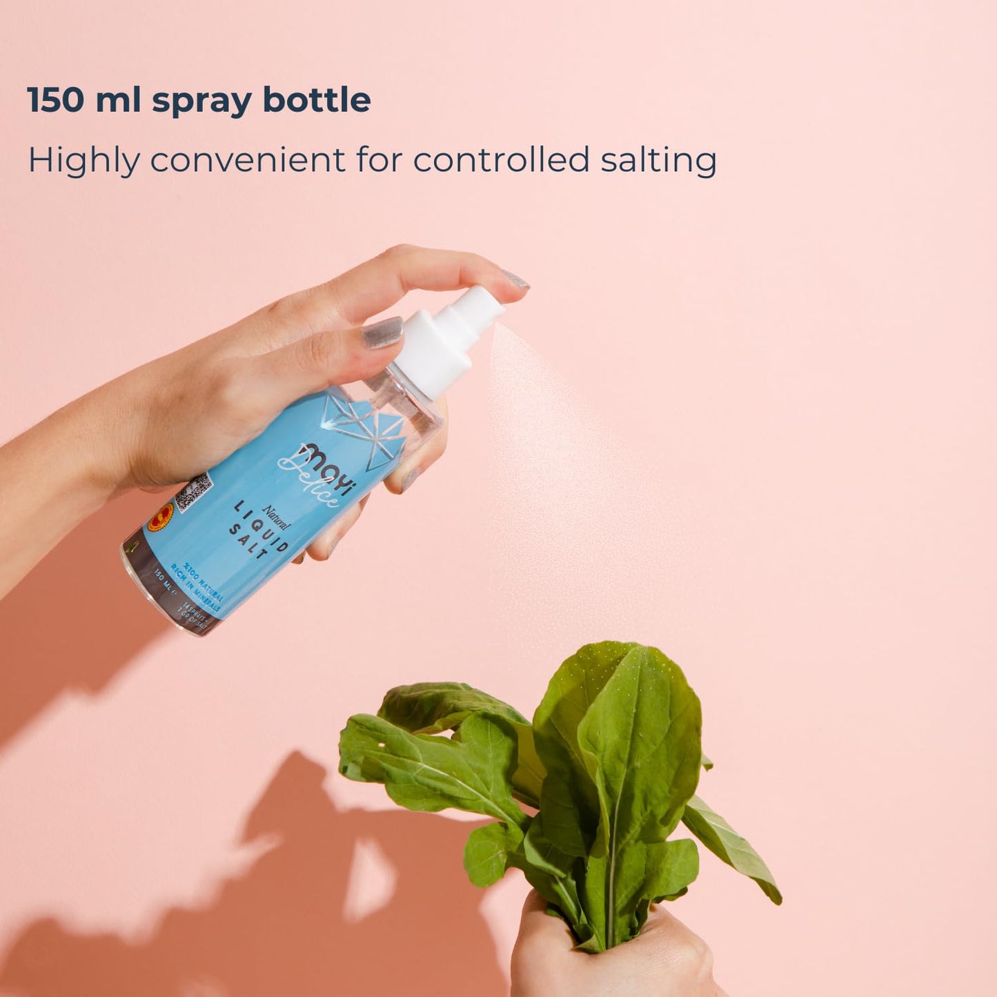 5.07 Oz Mayi Natural Liquid Spring Salt - Pure & Unrefined, Low Sodium, 84 Essential Minerals, Kosher Certified, 100% Clean - Id