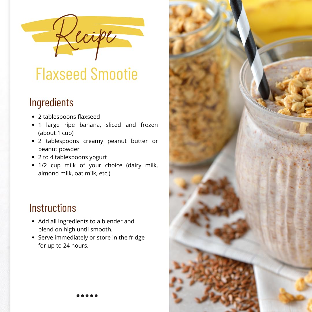 Sunbest Natural Organic Flax Seeds 32 Oz (2 Lb) - Usda Organic, Non-Gmo, Gluten Free, Vegan, Kosher- Premium Quality Superfood, Omega-3S, Fiber For Heart Health And Digestive Support - 2-Pack 16 Oz