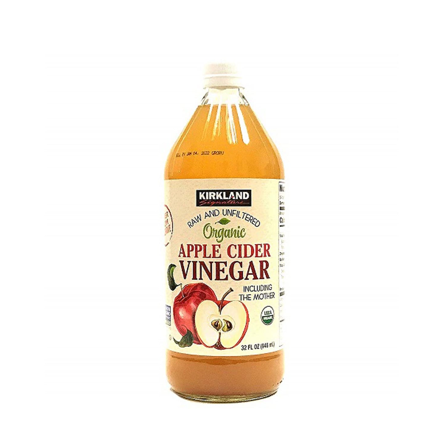 Kirkland Signature Organic Raw And Unfiltered Apple Fruit Beverage Vinegar