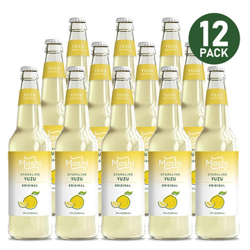 Moshi Sparkling Drinks - Original Yuzu, 12 Fl Oz (Pack of 12), Model 1021230
