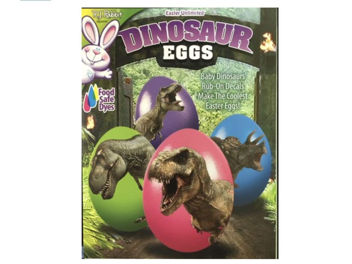 rj Dinosaur Egg Decorating Kit - Food Safe Dyes - Model 32