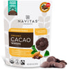 Navitas Organics Cacao Wafers, Unsweetened Baking Chocolate, Organic, Non-GMO, Gluten-Free, 8 Ounce
