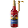 Torani Cherry Lime Syrup for Drinks, Flavoring for Iced Tea, Lemonade, Sodas, and Cocktails, Glass Bottle with Pump Included, 25