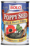 Solo Poppy Seed Cake & Pastry Filling (12.5 Oz ) Pack Of 4