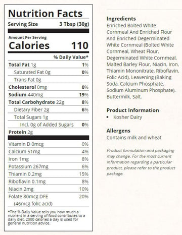 White Lily Self-Rising Buttermilk Corn Meal, 2 Lb Bag (Pack Of 2)