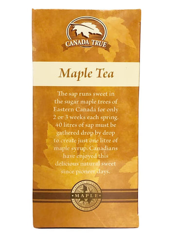 Canada True Maple Tea 25 Tea Bags, 50G (1.75Oz), Product Of Canada
