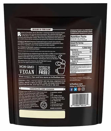 Sugar In The Raw Turbinado Cane Sugar, Made Using 100% Natural Pure Cane Sugar, 6 lbs