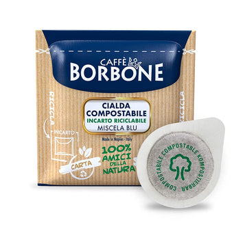 Caff Borbone Ese Espresso Pods - New 100% Organic Packaging - Made In Italy (Miscela Blu, 150 Pods)