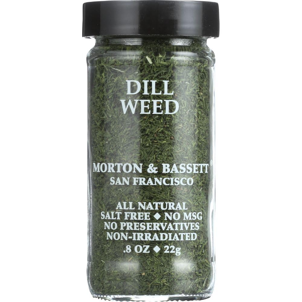 Morton & Bassett Dill Weed, 0.8 oz Jar, Pack of 3, Seasoning Herb