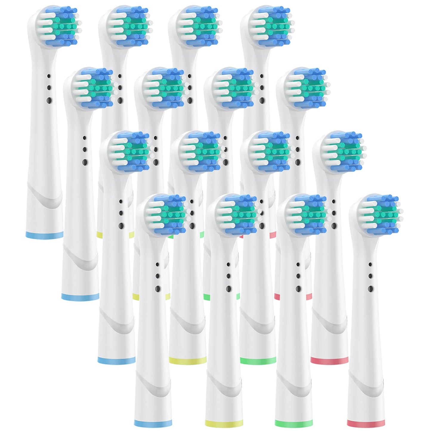 Replacement Toothbrush Heads For Oral B Electric Precision Clean Compatible With Oralb Brush Heads - 16 Pack