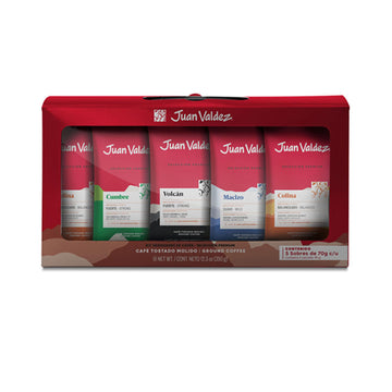 Juan Valdez Premium Selection Ground Coffee 5 Piece Kit