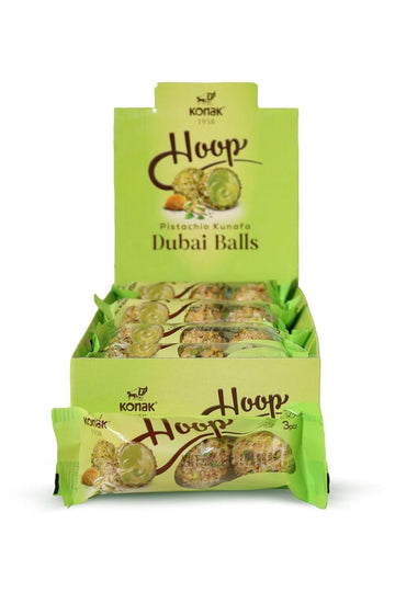 Generic Gourmet Chocolate Balls - 72 Count, 36 Almond Coconut & 36 Kunafa Pistachio - 24 Packs (27g each), Total 22.86 Oz