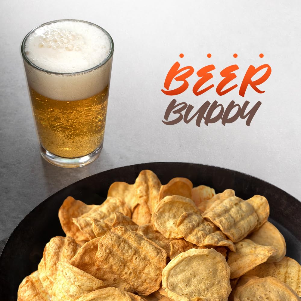 MURGERBON Baked Fish Snack, Seafood Chips, 5.3oz (150g), Oven Baked Filefish Fillet, Perfect for Sharing