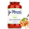 Yo Mama'S Foods Keto Tomato Basil Pasta Sauce - Pack Of (1) - No Sugar Added, Low Carb, Low Sodium, Vegan, Gluten Free, Paleo Fr