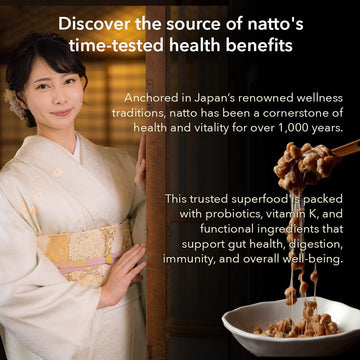 sonomono Whole Natto compact pieces - Vegan, Non-GMO, 90 Caps, 1.5 Ounce, Freeze-Dried Probiotics, Additive-Free