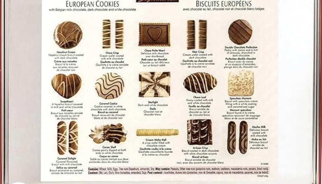 Luxury Assortment Of European Christmas Chocolate Cookie- (Christmas Cookie Assortment 49.4 Ounces)