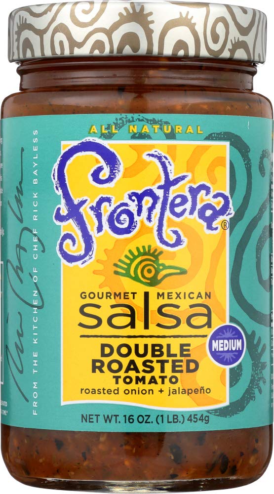 Frontera Double Roasted Salsa, 16-Ounce Units (Pack of 6)