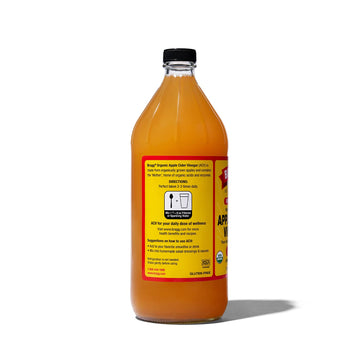 Bragg Organic Apple Cider Vinegar, Raw & Unfiltered, 32 Fl Oz, 2 Pack