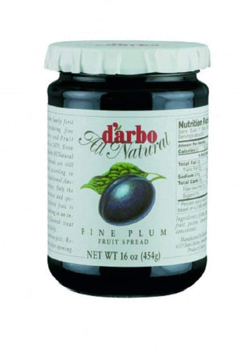 darbo All Natural Fine Plum Fruit Spread, 16 Ounce