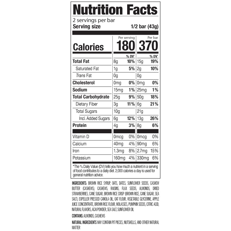 Probar - Meal Bar, Superfruit Slam, Non-Gmo, Gluten-Free, Healthy, Plant-Based Whole Food Ingredients, Natural Energy, 3 Ounce (