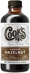 Cook'S, Pure Hazelnut Flavor, Perfect For Baking And Cooking, Certified Kosher, Gluten Free, Allergen Free, Vegan, 8 Oz