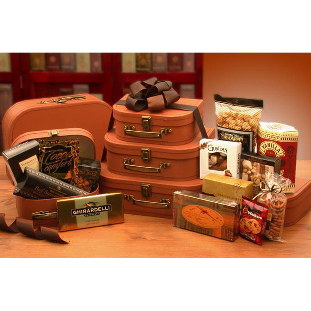 Trip Gift Basket The Traveling Gourmet Tower