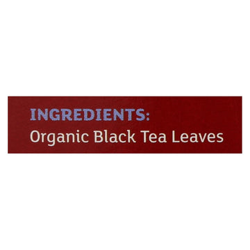 Black Tea, Organic 20 Bags (Case Of 6)