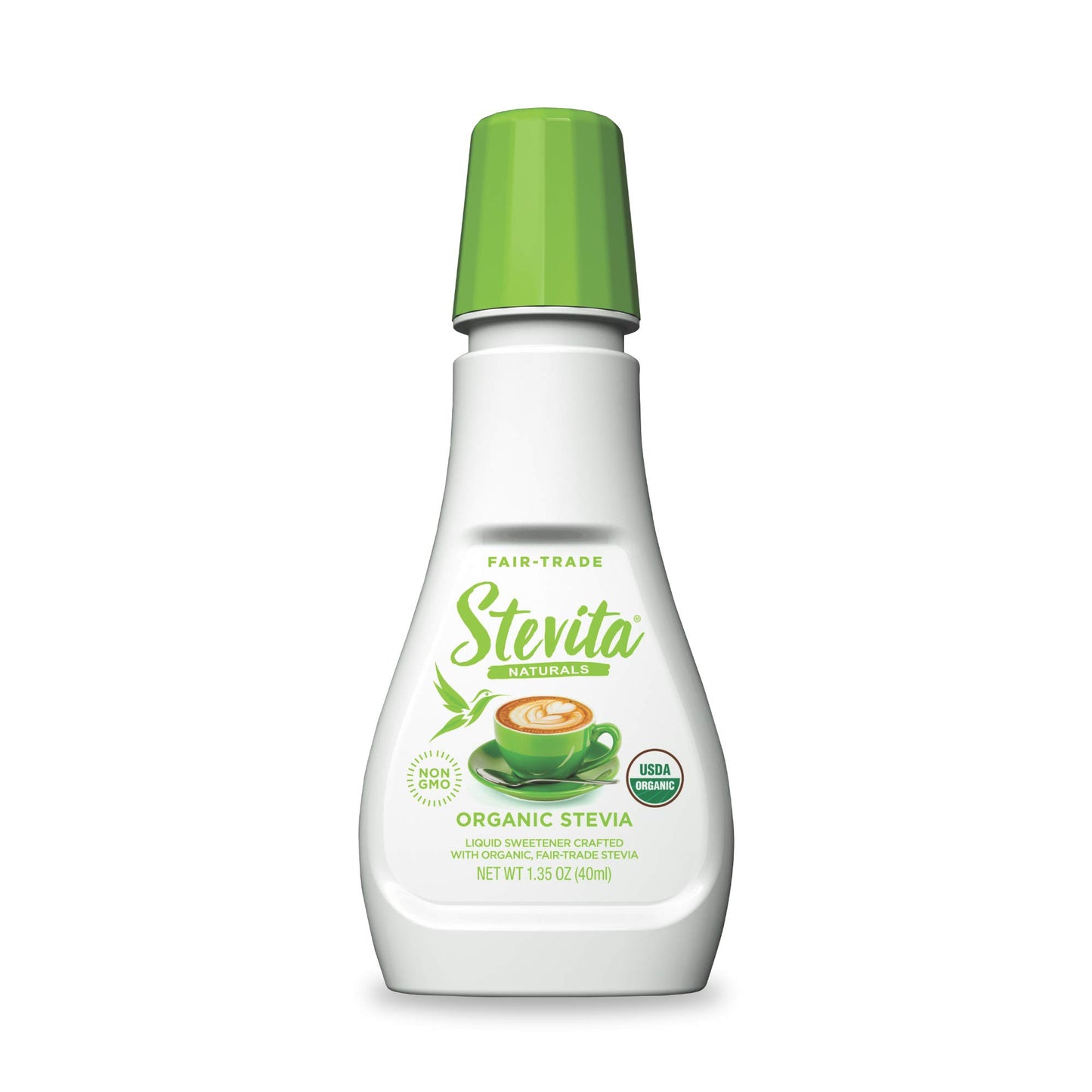 Stevita Organic Liquid Stevia - 1.35 Oz - All-Natural Sweetener, Zero Calories - Usda Organic, Non-Gmo, Vegan, Kosher, Keto, Pal