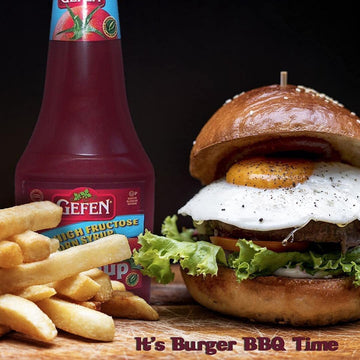 Gefen Fat Free Tomato Ketchup 28Oz (4 Pack), All Natural | No High Fructose Corn Syrup | No Vinegar | Kosher For Passover