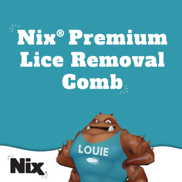 Nix Lice Removal Comb, Removes Dead Lice & Eggs From Hair, 2-Sided