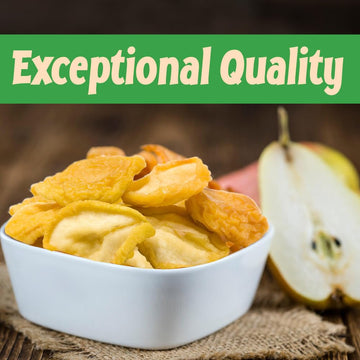 Sincerely Nuts Dried Pears - Three Lb. Bag - Terrific Taste - Plump & Moist - Wholesome Vitamins & Minerals - Carefully Sealed -