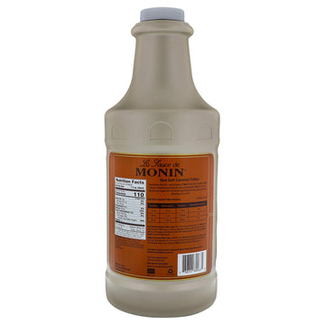 Monin Sea Salt Caramel Toffee Syrup, Rich & Buttery Flavor, 64 Fl Oz